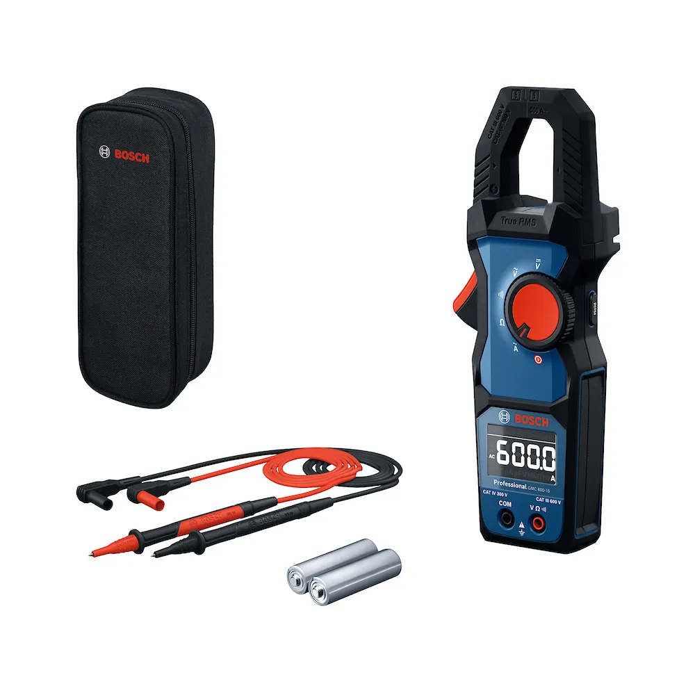 Alicate Amperímetro TRMS Bosch GMC 600-15