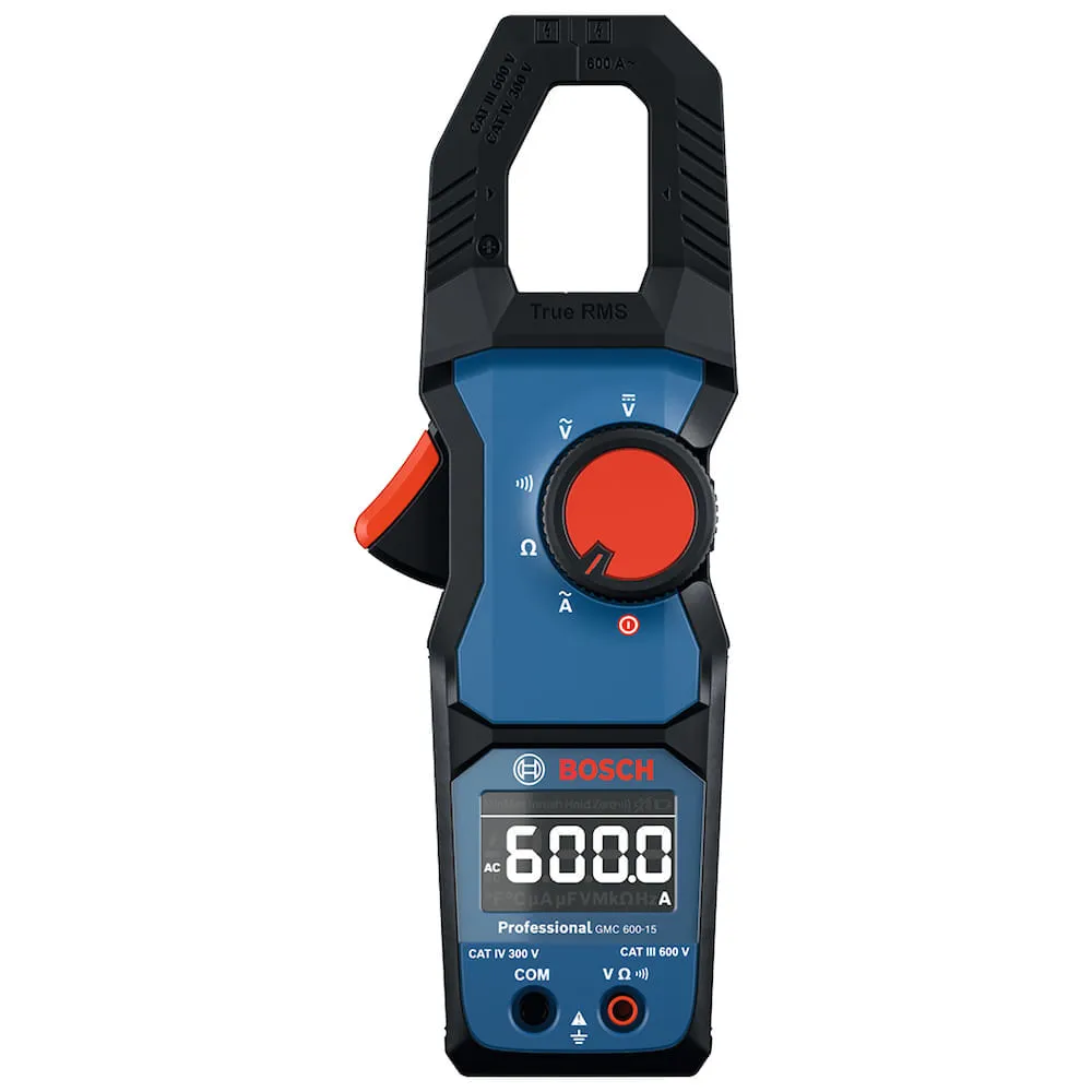 Alicate Amperímetro TRMS Bosch GMC 600-15