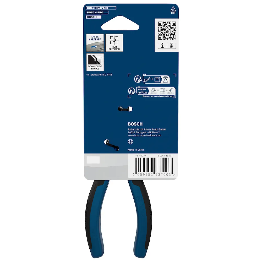 Alicate Bico Longo Bosch 180 mm