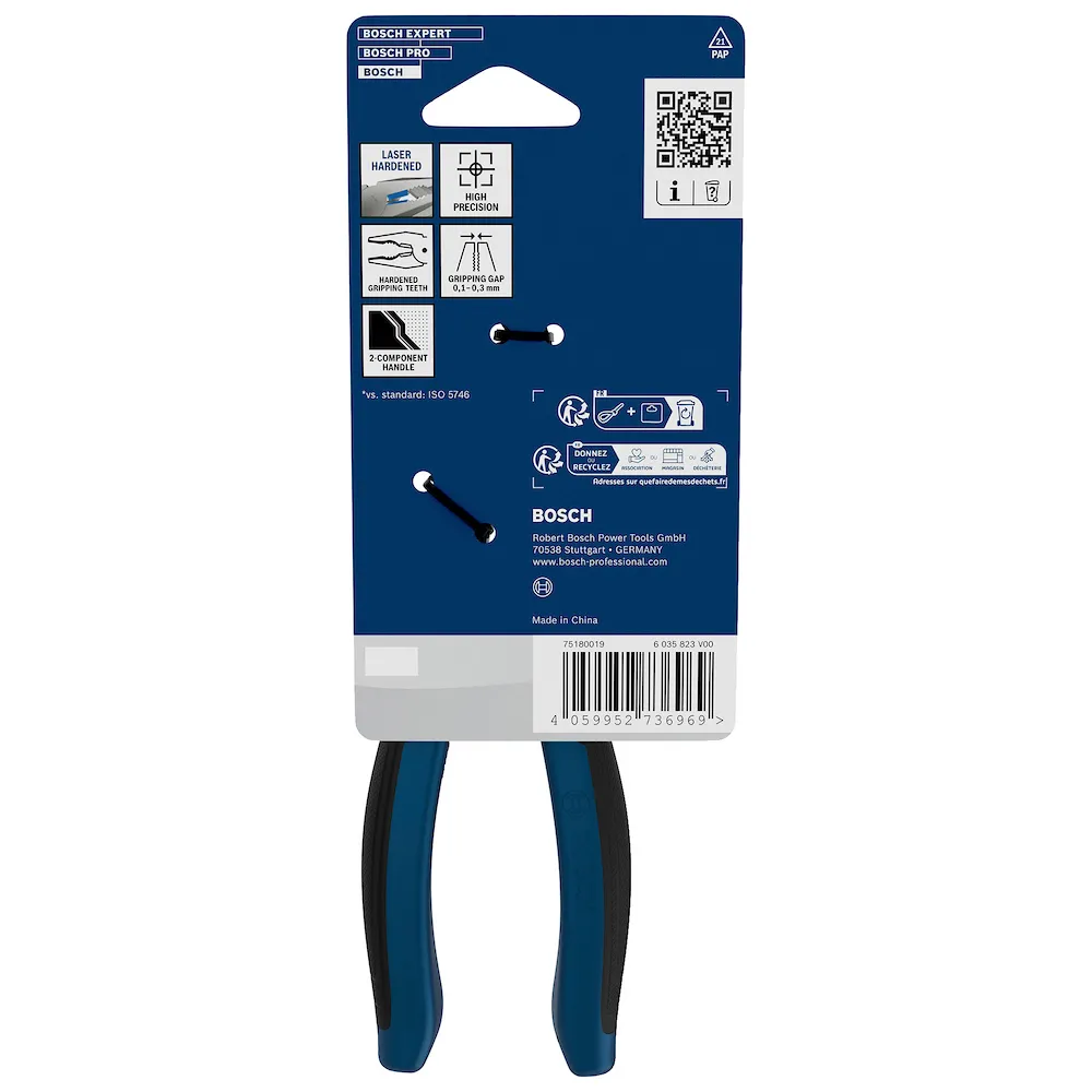 Alicate Universal Bosch 180 mm