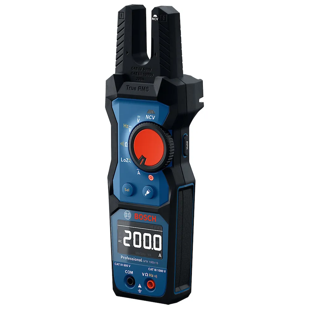 Amperímetro de Garfo TRMS Bosch GFM 1000-15