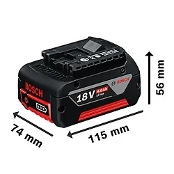 Bateria de Íons de Lítio 18V Bosch GBA 18V 4,0Ah