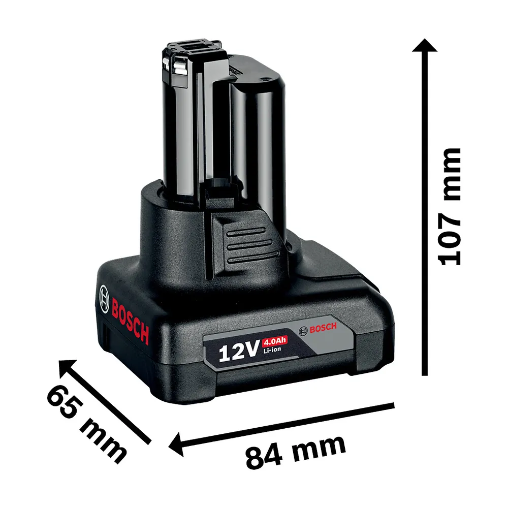 Bateria de Íons de Lítio Bosch GBA 12V 4,0Ah