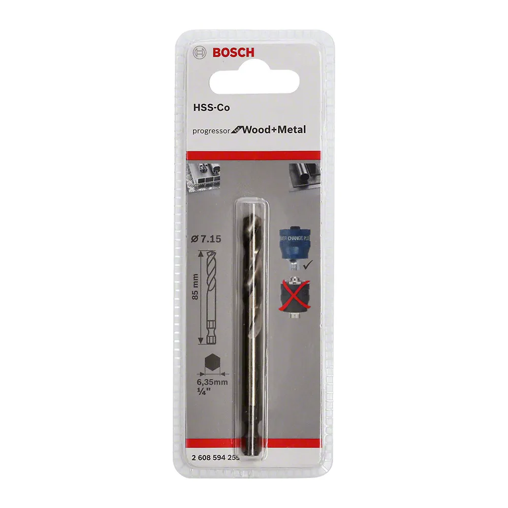 Broca guia para suporte PowerChange Plus HSS-Co Ø 7,15x85 mm