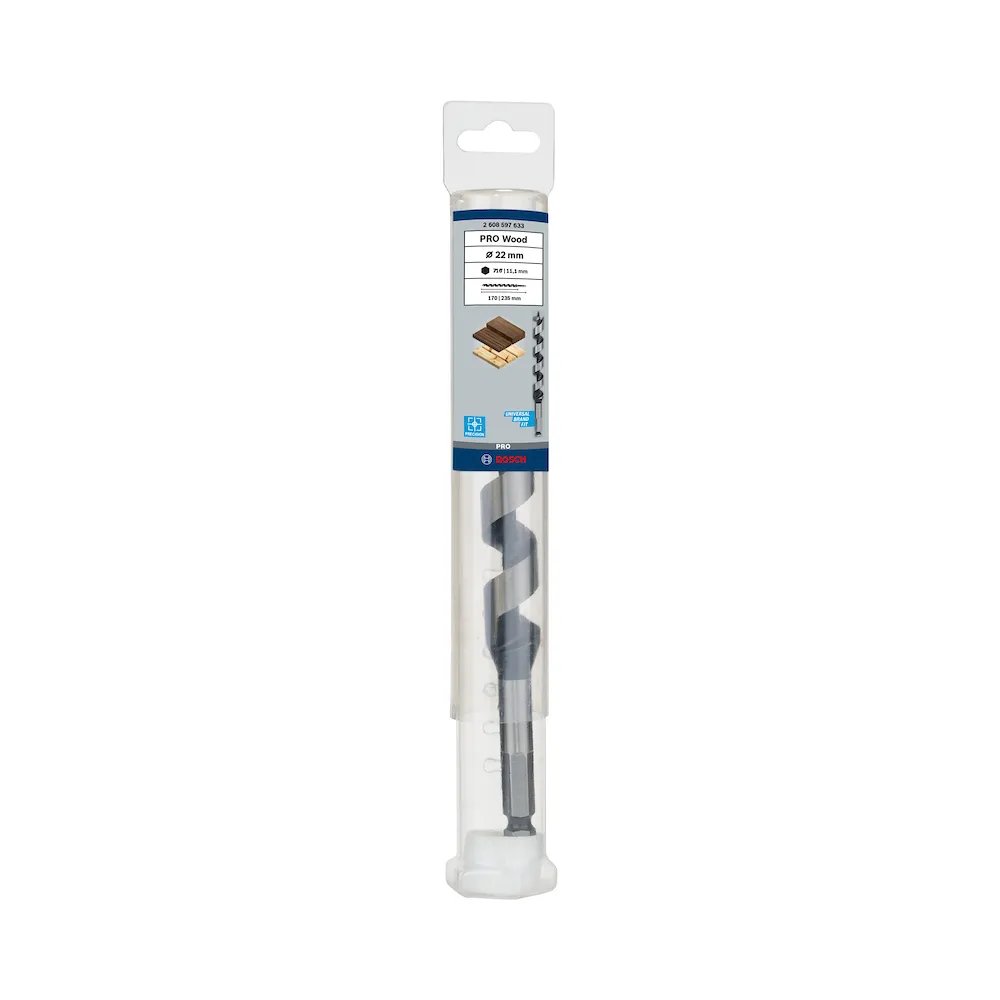 Broca para Madeira Bosch PRO Wood 22,0mm (encaixe hexagonal)