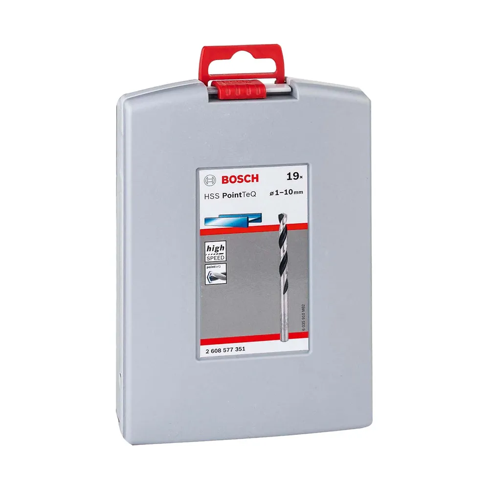 Broca para Metal Bosch HSS-PointTeQ ProBox 1,0-10,0mm 19U