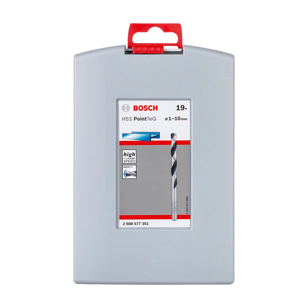 Broca para Metal Bosch HSS-PointTeQ ProBox 1,0-10,0mm 19U