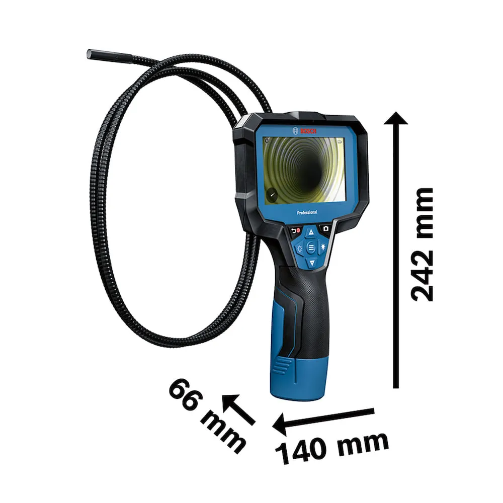 Câmera de inspeção Bosch GIC 12V-4-23 C + cabo de 150 cm