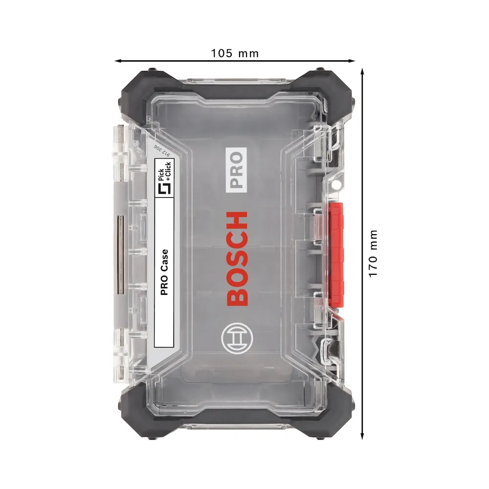 Caixa Plástica Modular Bosch Pick and Clic para Kits de Pontas e Brocas Impact Control