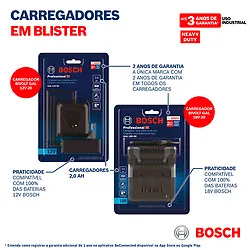 Carregador de bateria Bosch 18V GAL 18V-20 Bivolt