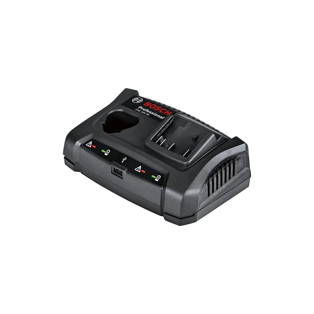 Carregador de baterias duplo 18V e 12V Bosch GAX 18V-30 220V