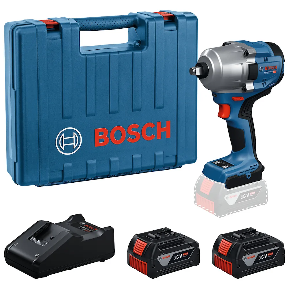 Chave de Impacto à bateria GDS 18V-780 + 2 baterias e maleta