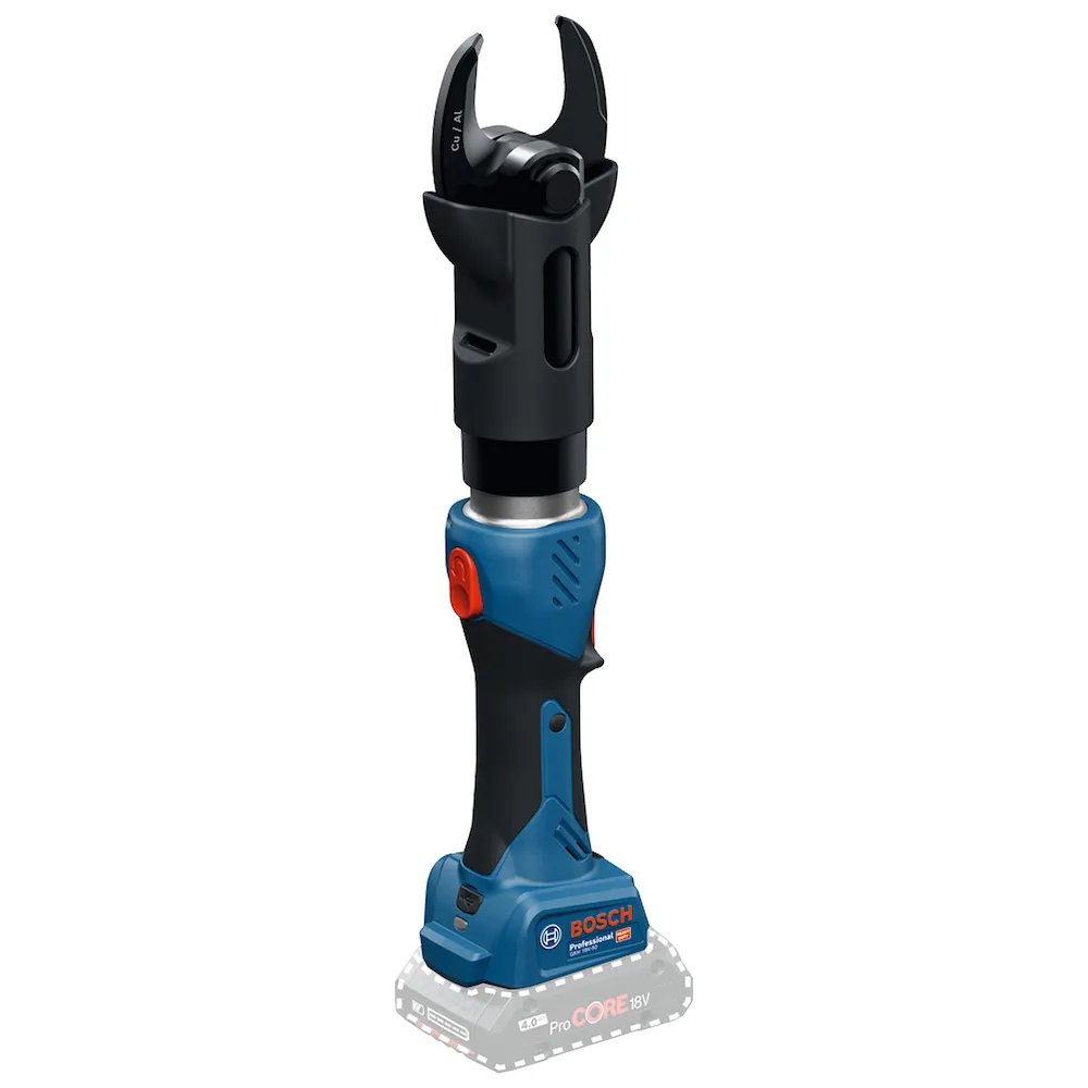Cortador de cabos hidráulico Bosch GKH 18V-50 sem bateria
