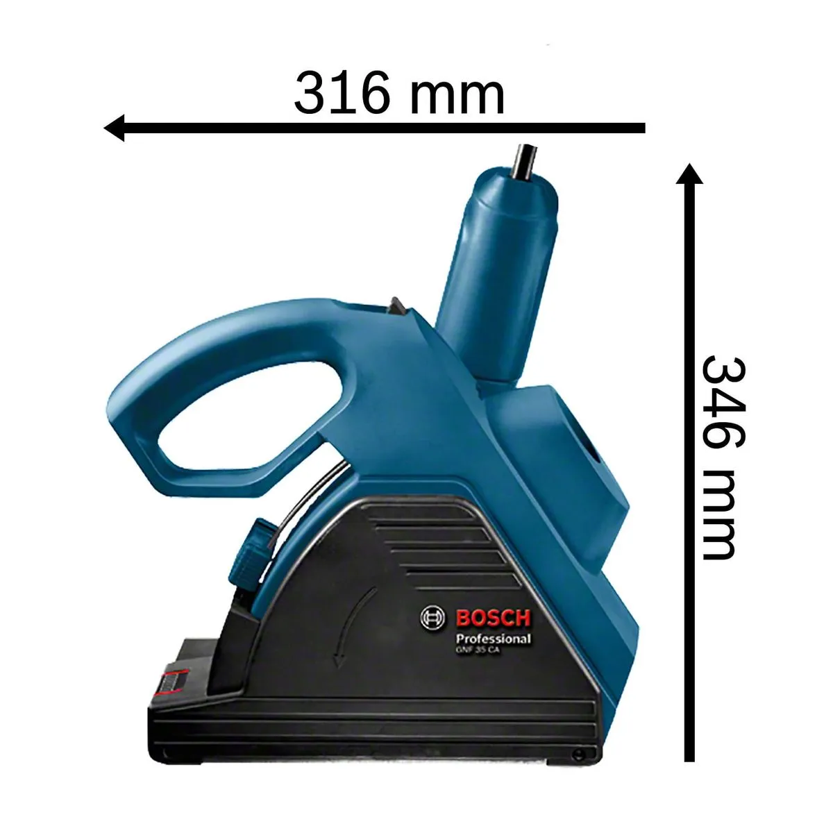 Cortadora de parede Bosch GNF 35 CA 500W 220V 6 discos e maleta