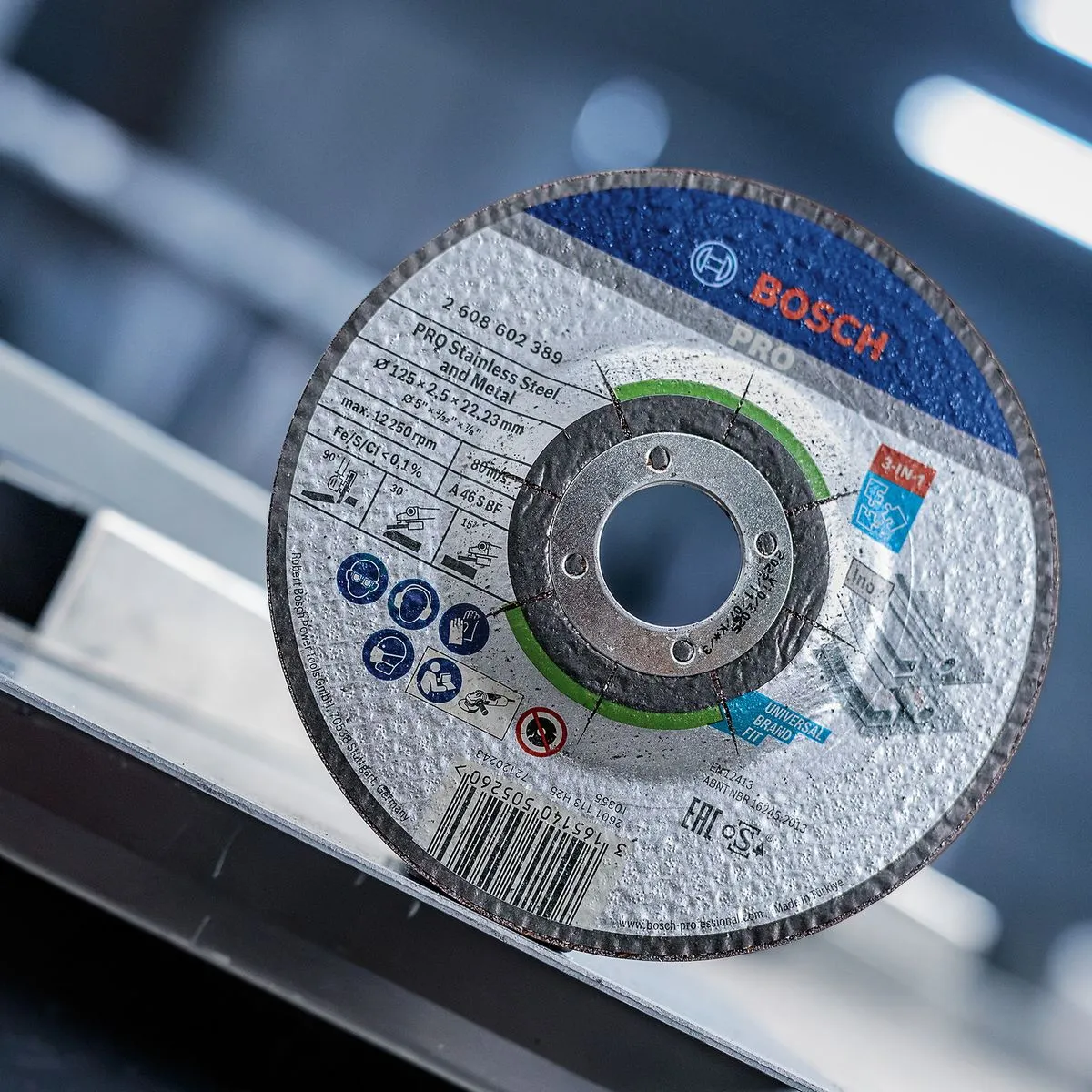 Disco 3 em 1 Bosch PRO StainlessSteel&Metal 115mm Deprimido