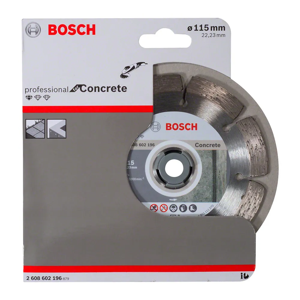 Disco corte diamantado Bosch Std Concrete