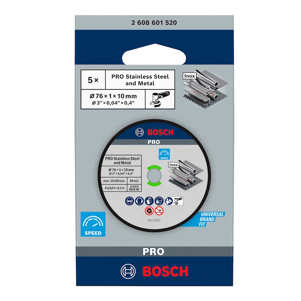 Disco de Corte Bosch PRO StainlessSteel&Metal