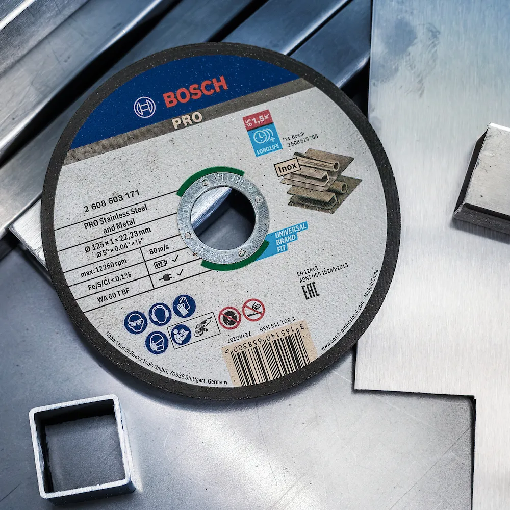 Disco de corte Bosch PRO StainlessSteel&Metal Reto