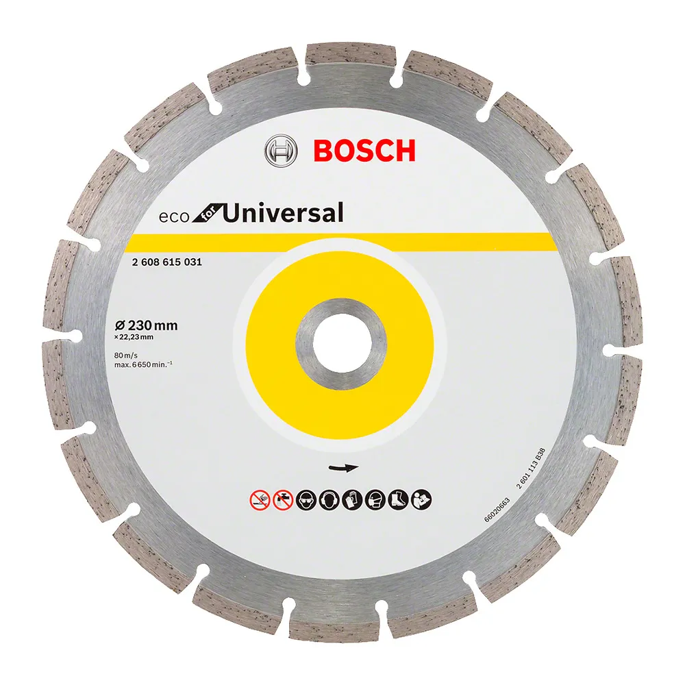 Disco diamantado Bosch ECO Universal 10pçs