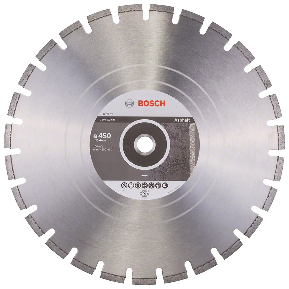 Disco diamantado Bosch Standard for Asphalt 450x25,40x3,2x10mm