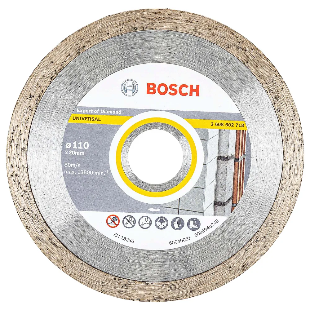 Disco diamantado liso Bosch Expert for Universal 110x20x8mm