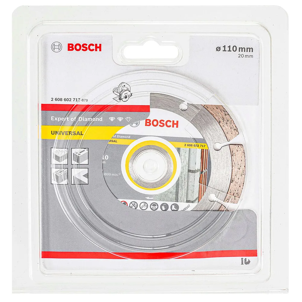 Disco diamantado segmentado Bosch Expert Universal 110x20x8mm