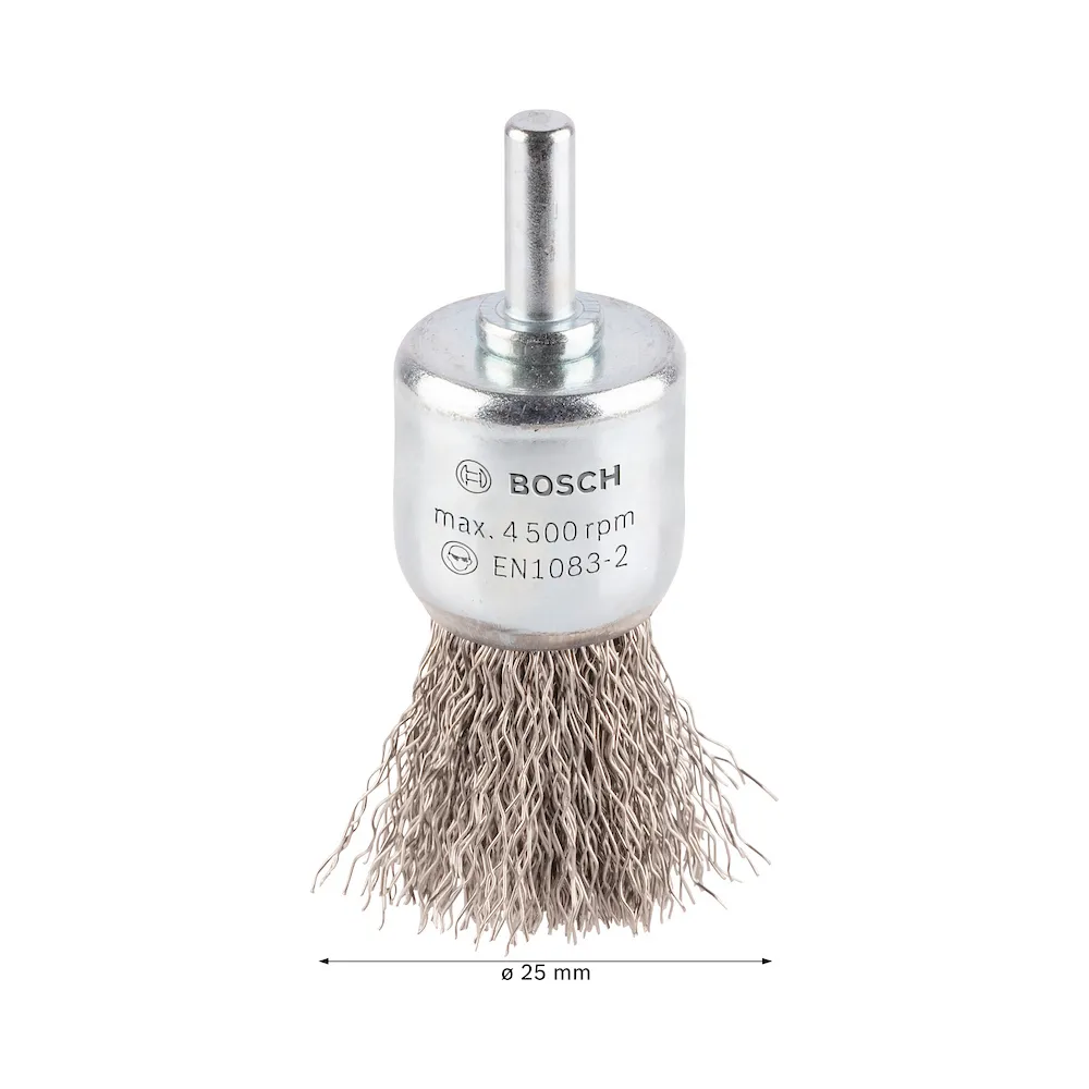 Escova de Aço Bosch PRO Stainless Steel Clean ondulado 25mm