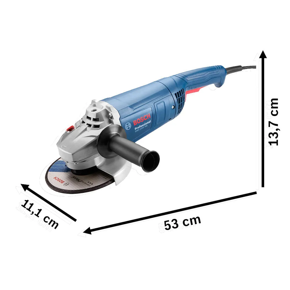 Esmerilhadeira Angular Bosch GWS 2200-180 VULCANO 2200W