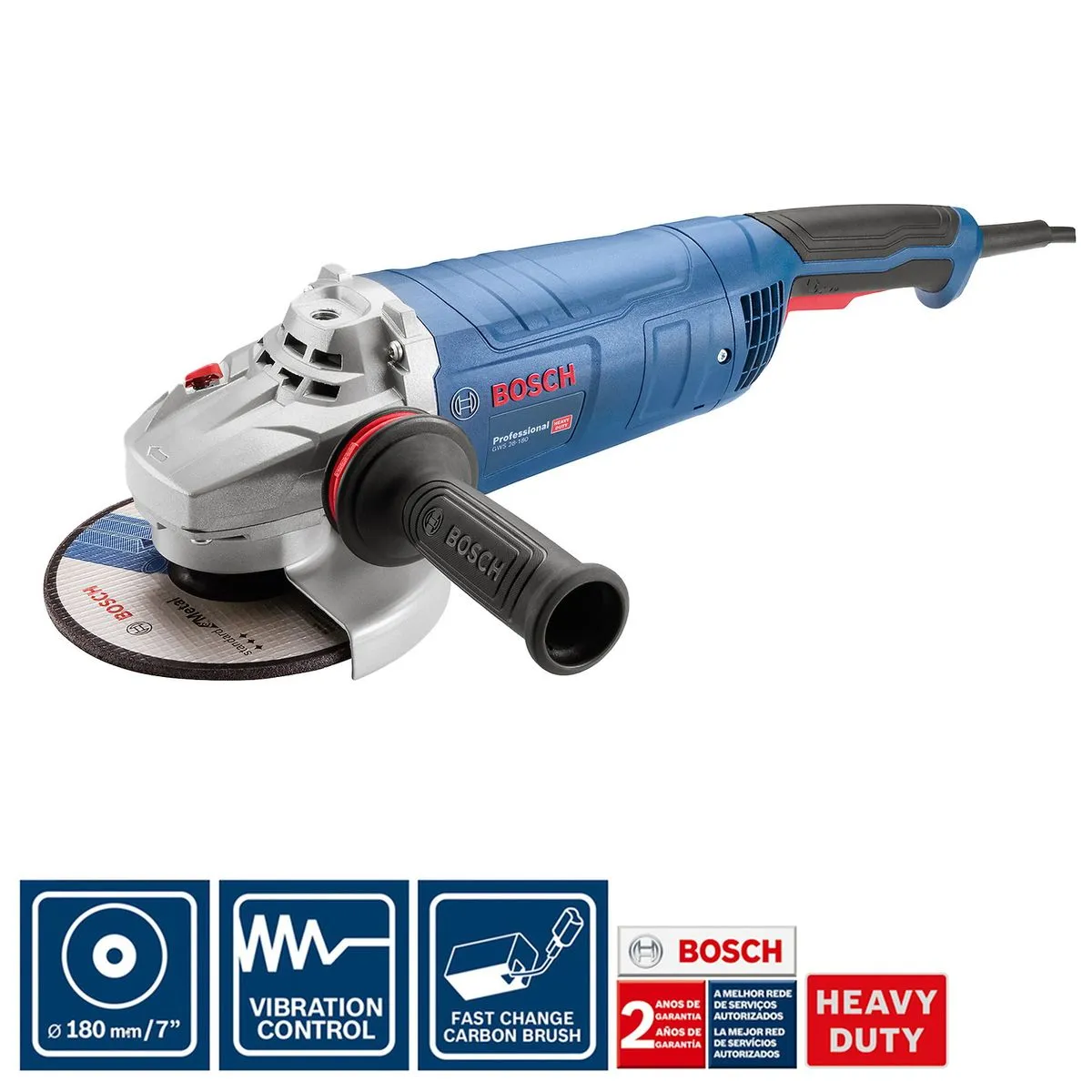 Esmerilhadeira Angular Bosch GWS 28-230 VULCANO 2800W 220V