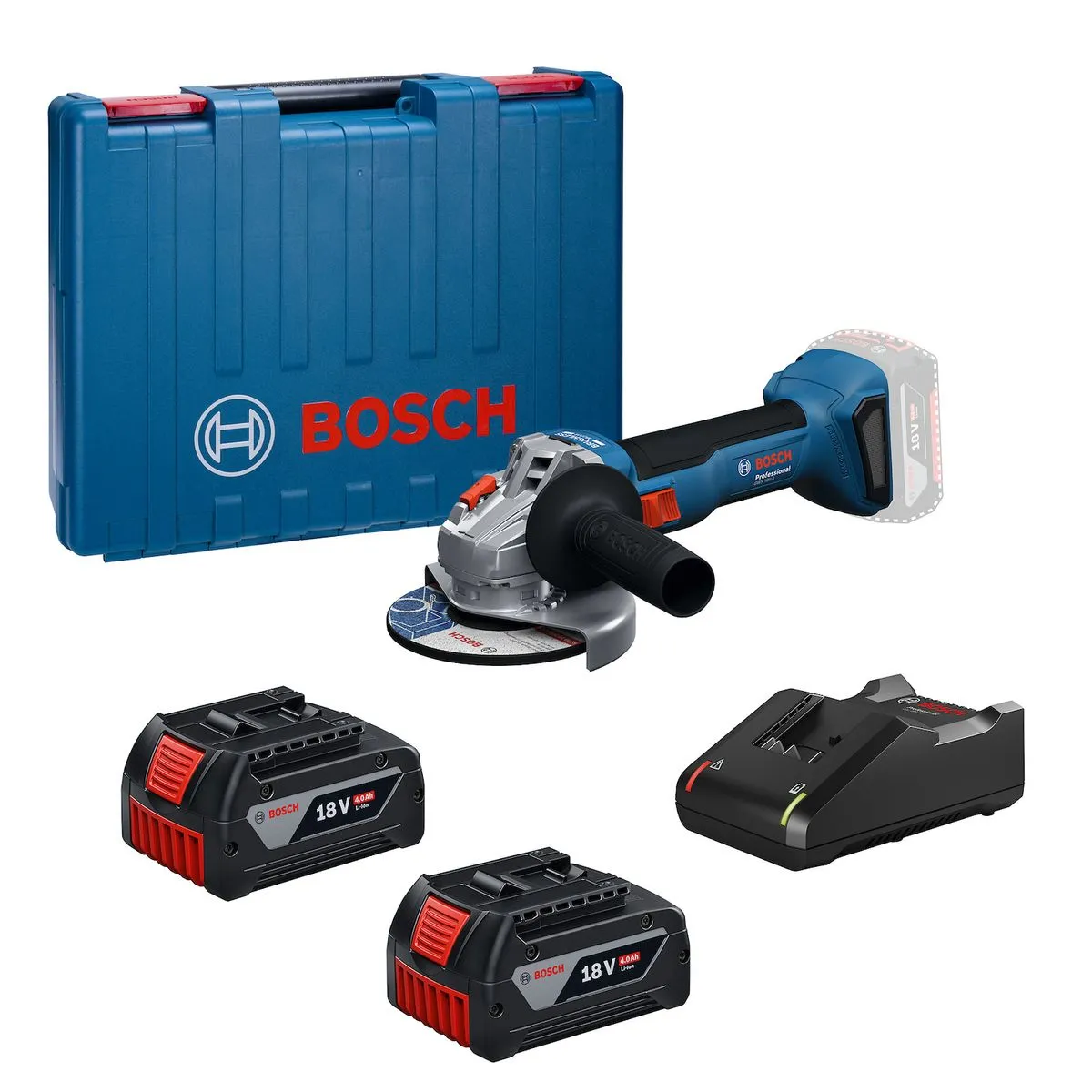 Esmerilhadeira Bosch GWS18V-8 2bat+maleta