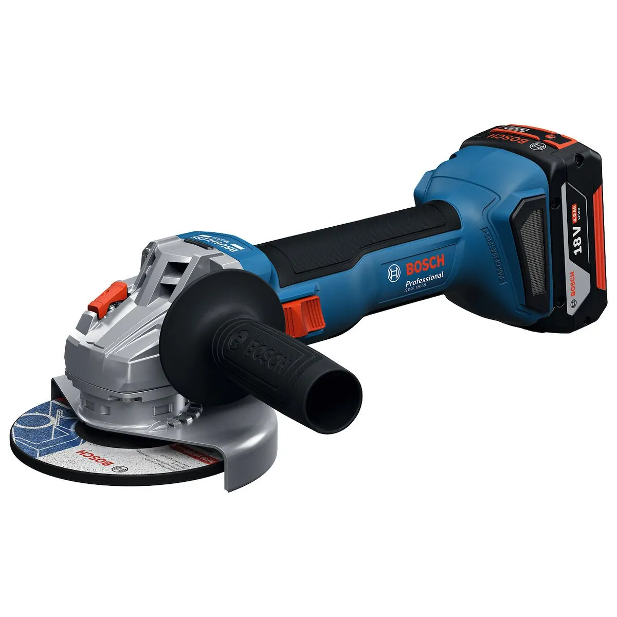 Esmerilhadeira Bosch GWS18V-8 2bat+maleta