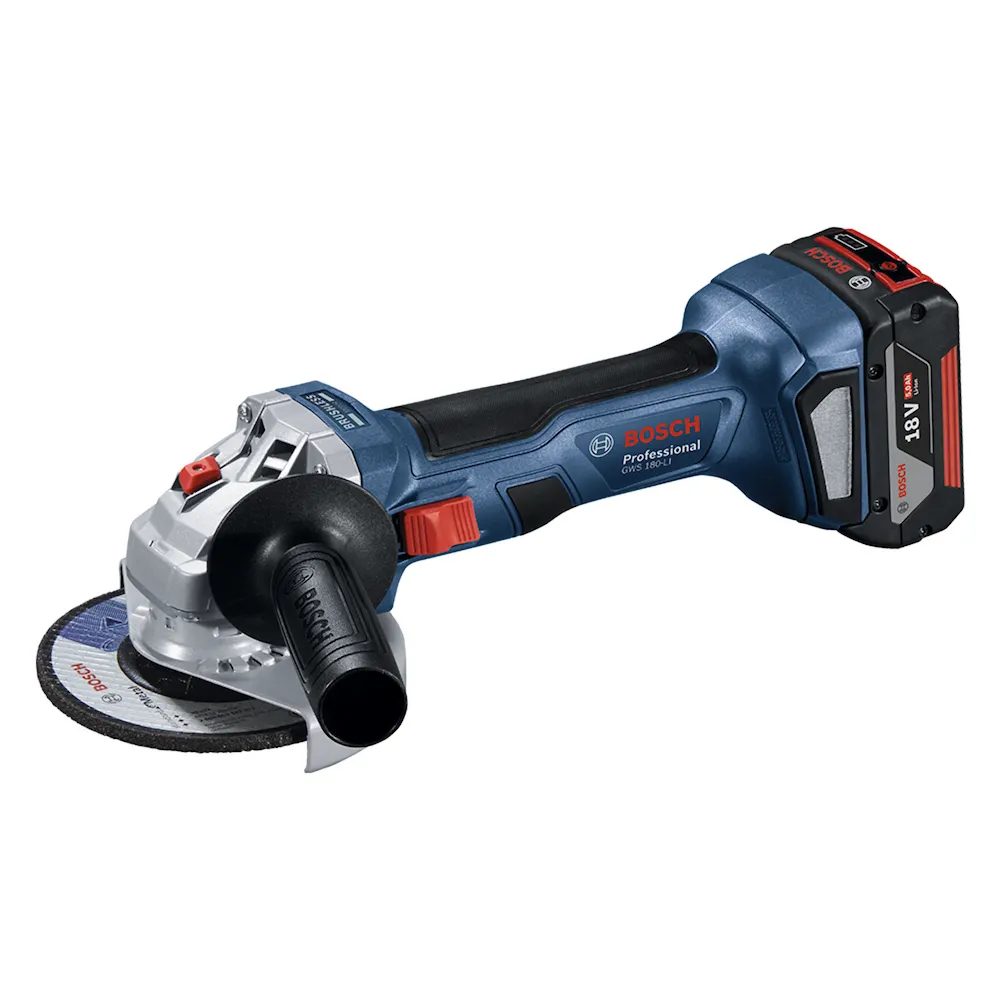 Esmerilhadeira à bateria Bosch GWS 180-LI Brushless 18V 2B+Mal