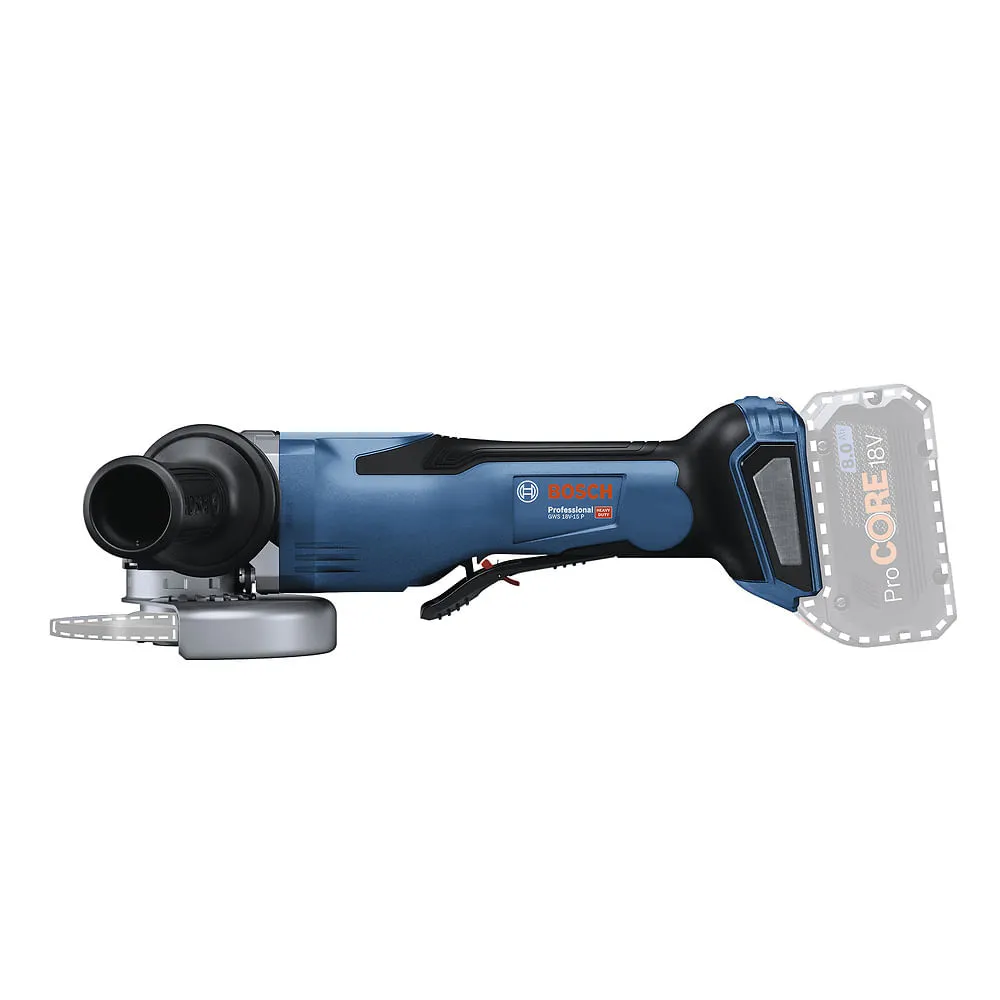 Esmerilhadeira angular Bosch GWS 18V-15 P Sem bateria