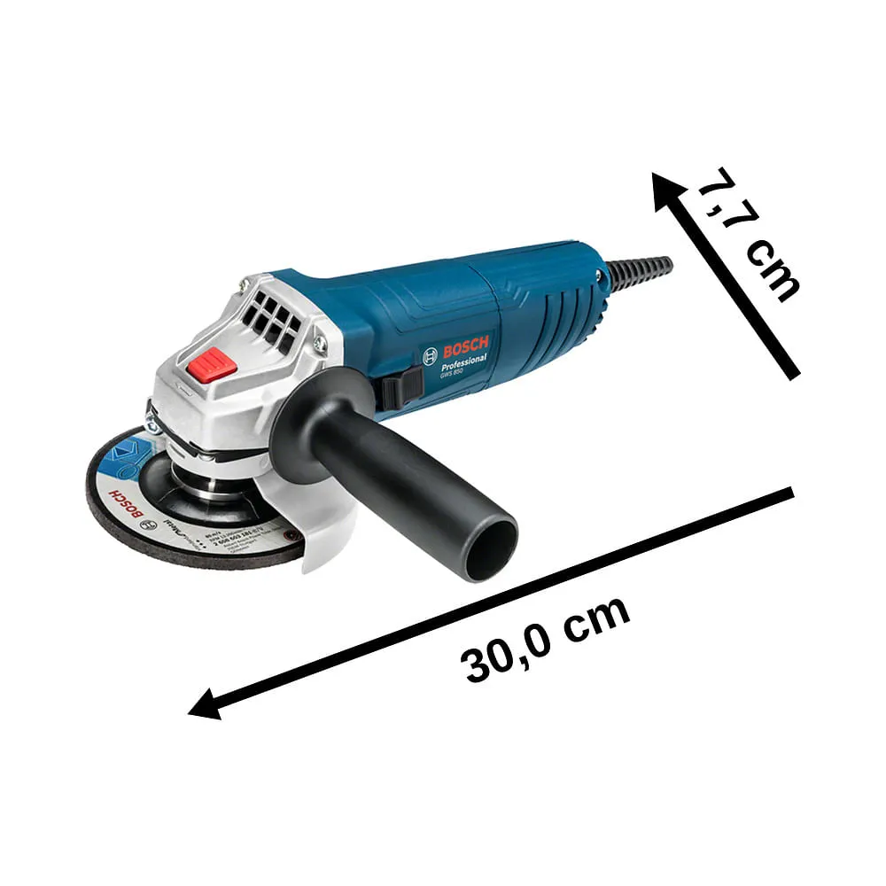 Esmerilhadeira angular Bosch GWS 850 850W com 3 discos