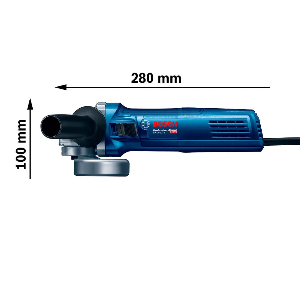 Esmerilhadeira angular Bosch GWS 9-125 S, 1,7kg, 900 W