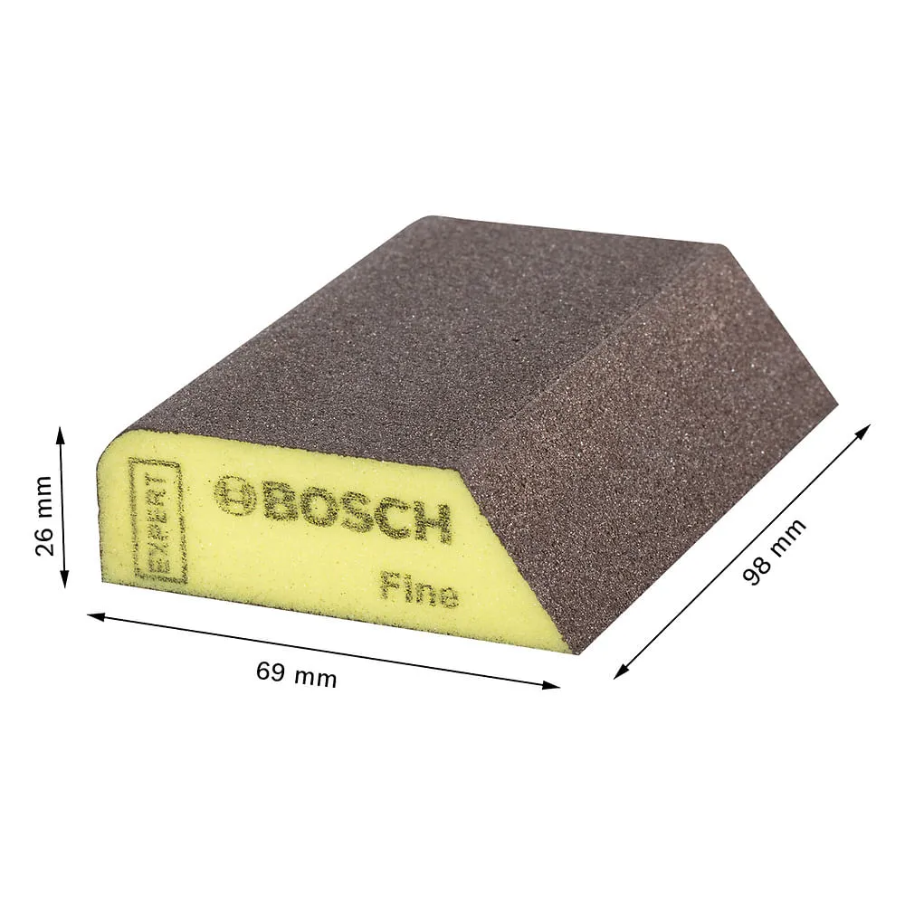 Esponja Abrasiva Bosch EXPERT S470 69x26x97mm Fine