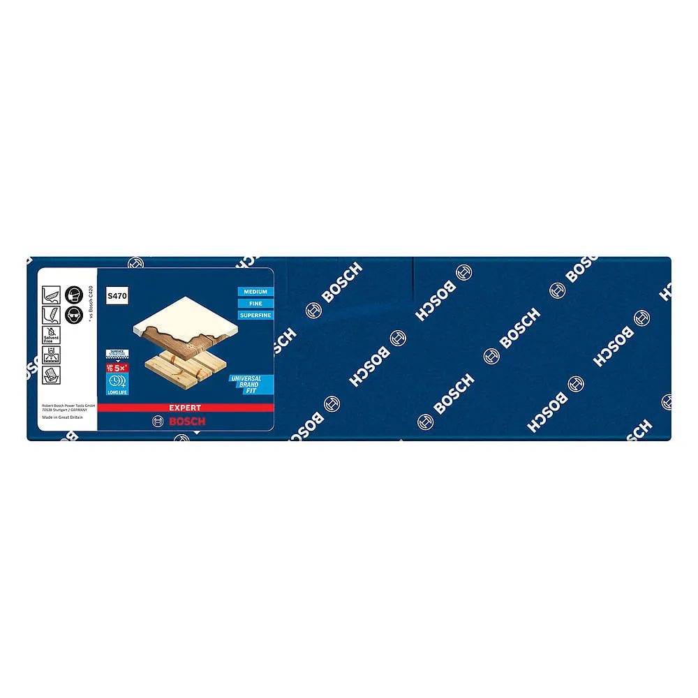 Esponja Abrasiva Bosch EXPERT S470 69x26x97mm Fine