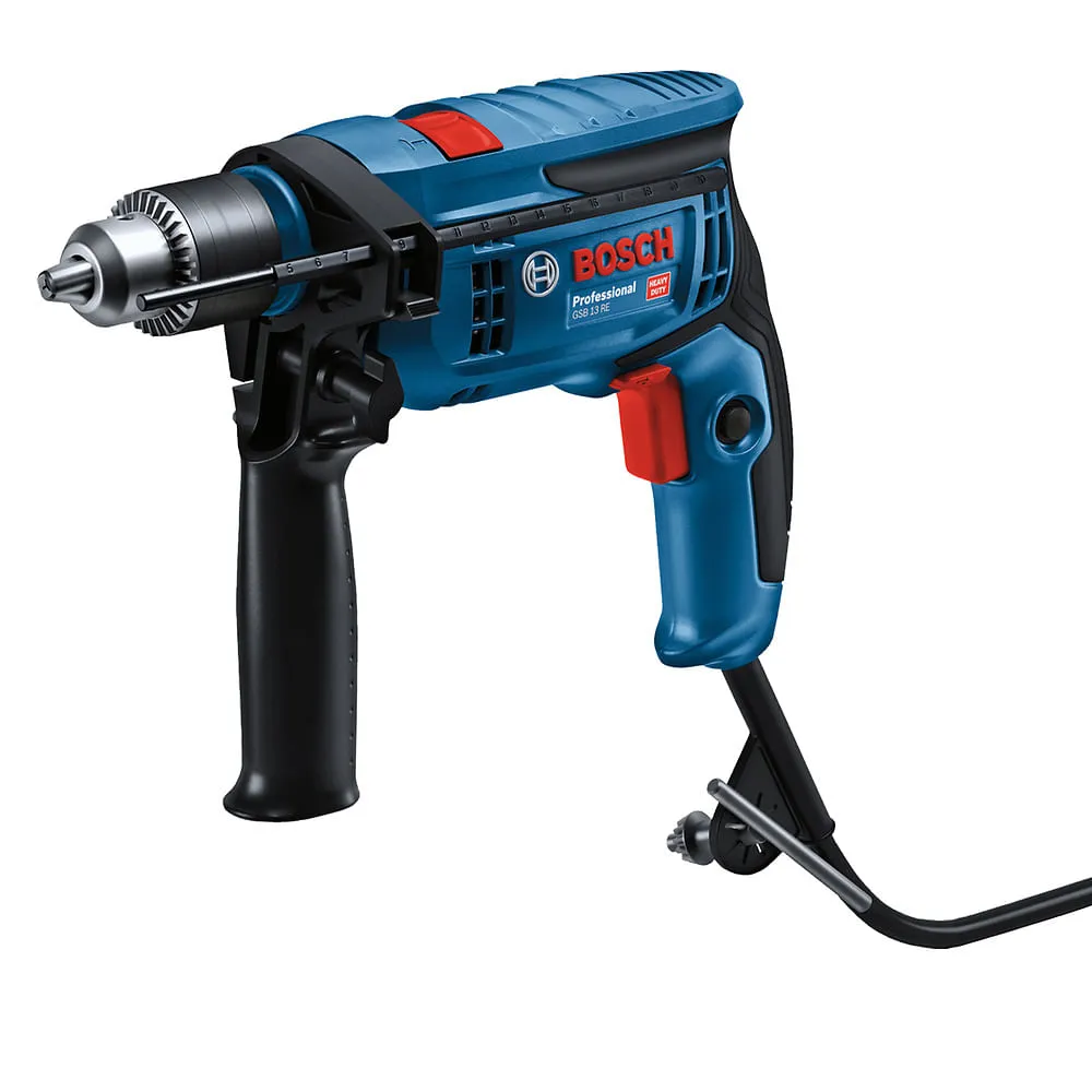 Furadeira de Impacto Bosch GSB 13 RE-MX5, 5 brocas e maleta