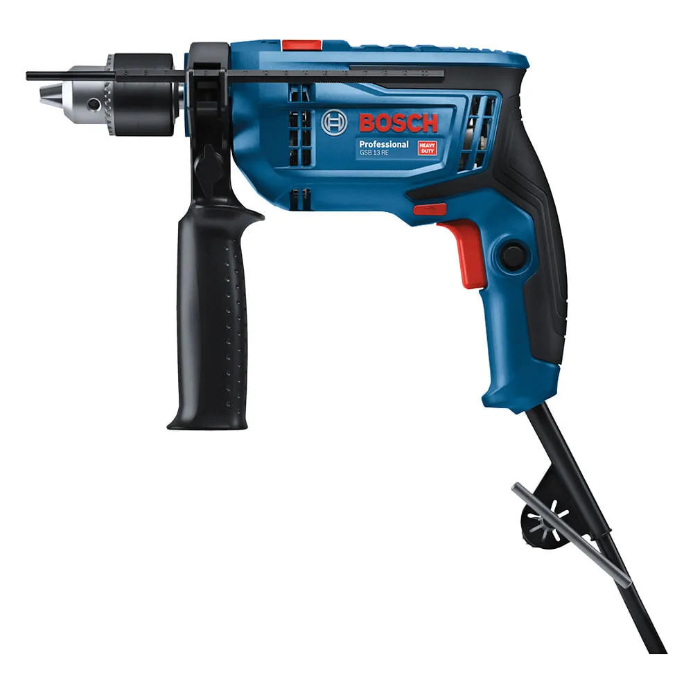 Furadeira de Impacto Bosch GSB 13 RE-MX5, 5 brocas e maleta