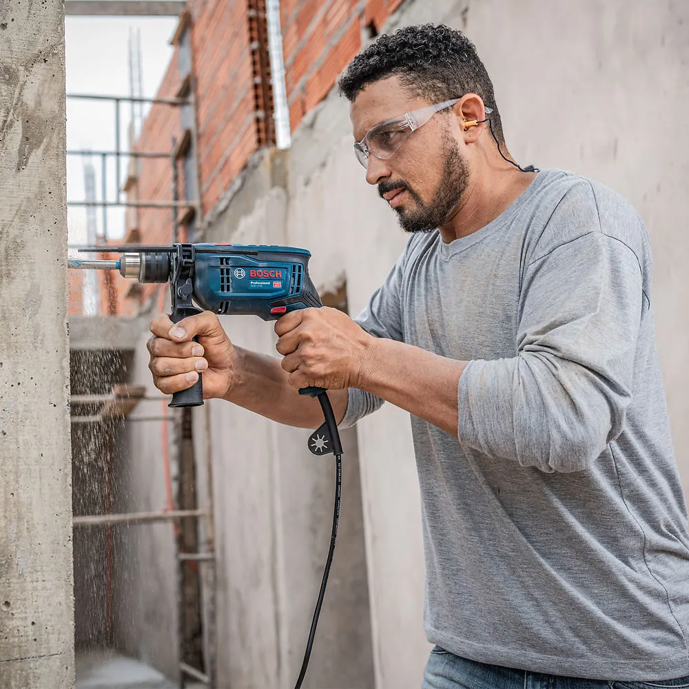 Furadeira de Impacto Bosch GSB 13 RE-MX5, 5 brocas e maleta