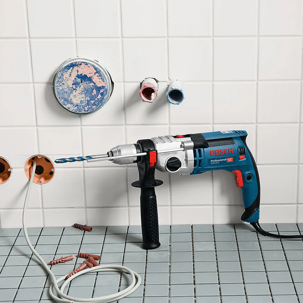 Furadeira de impacto Bosch GSB 24-2 1100W 220V, em maleta