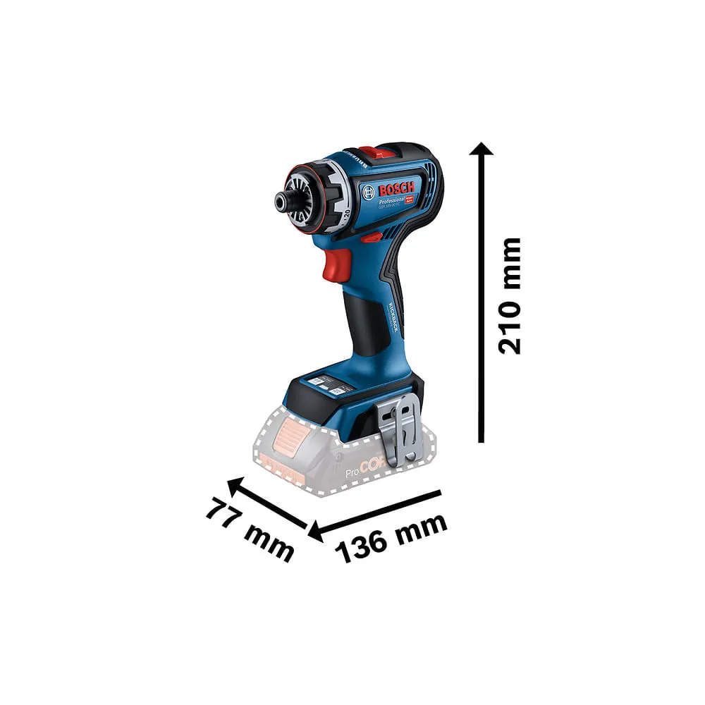 Furadeira e parafusadeira Bosch GSR 18V-90 FC Brushless Sem bateria