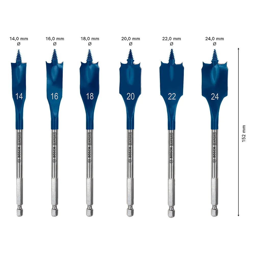 Jogo com 6 brocas Bosch EXPERT Self Cut Speed 152mm