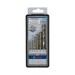 Jogo de Brocas Bosch PRO Stainless Steel HSS-Co 2-8mm, 6un