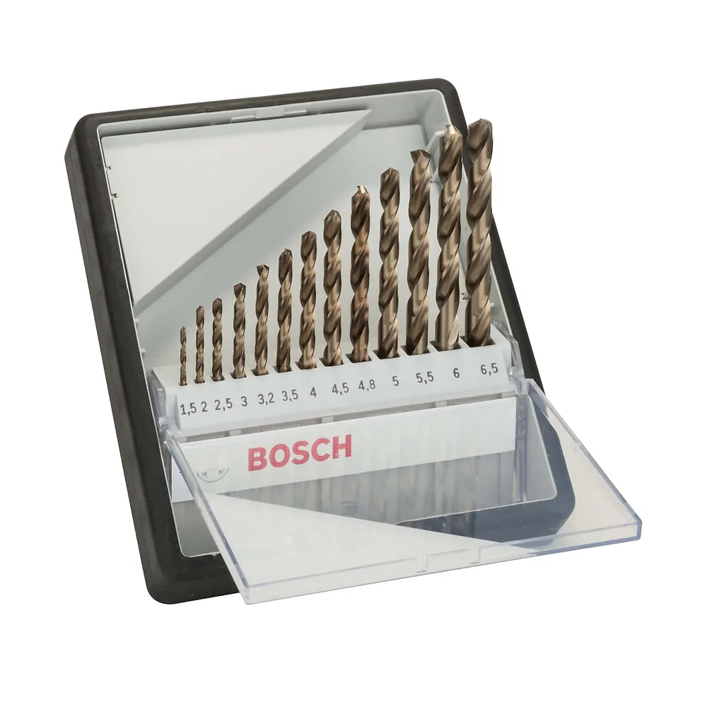 Jogo de broca metal Bosch HSS-Co Robust Line 1,5-6,5mm 13pçs