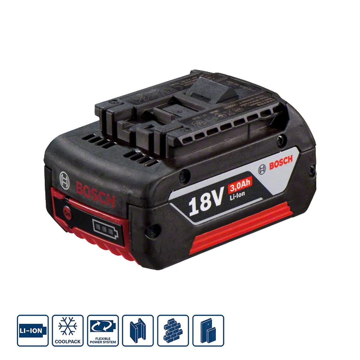 Kit Bosch 2 baterias GBA 18V 4,0Ah e Carregador GAL 1880 CV 220V