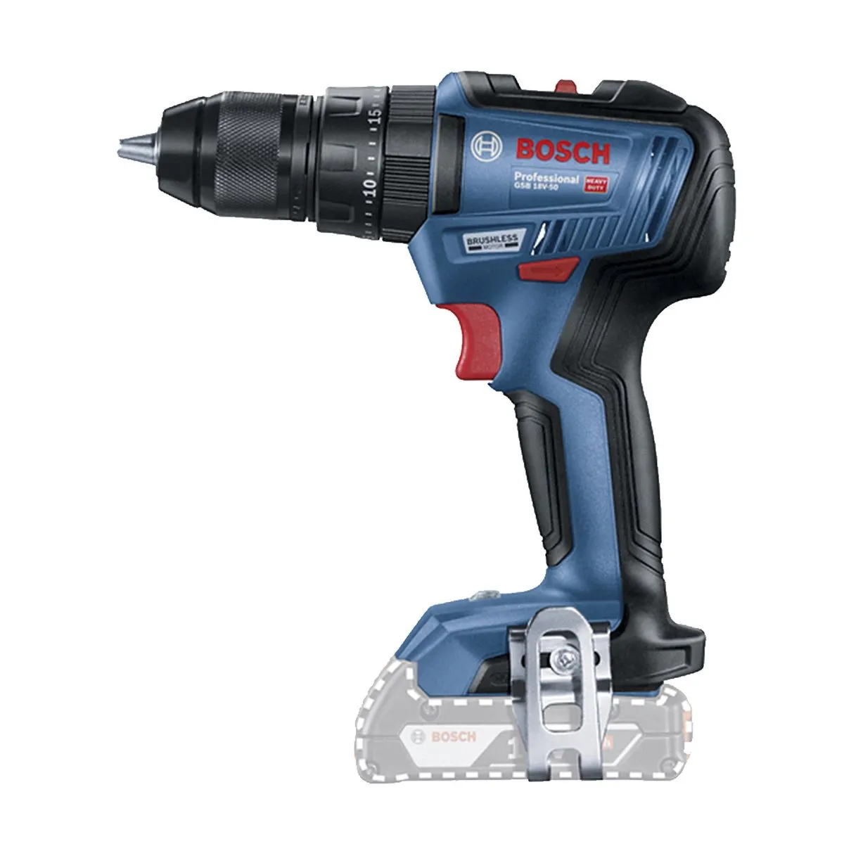 Kit Bosch Parafusadeira GSB 18V-50 + Parafusadeira e chave de impacto GDX 18V-200