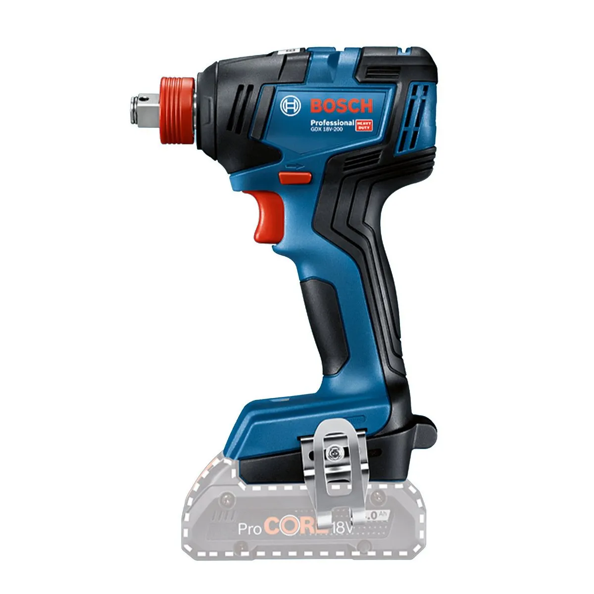 Kit Bosch Parafusadeira GSB 18V-50 + Parafusadeira e chave de impacto GDX 18V-200