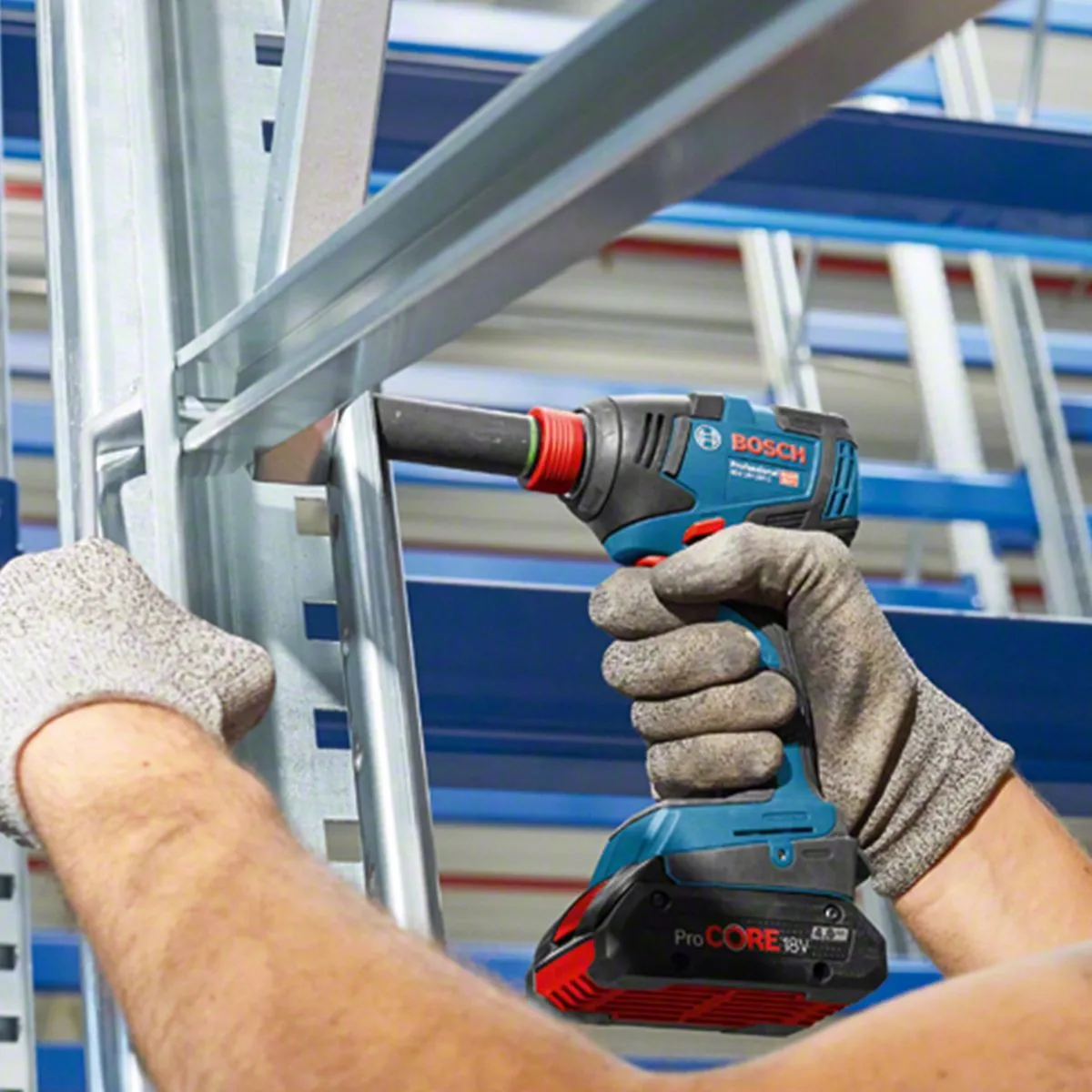 Kit Bosch Parafusadeira GSB 18V-50 + Parafusadeira e chave de impacto GDX 18V-200