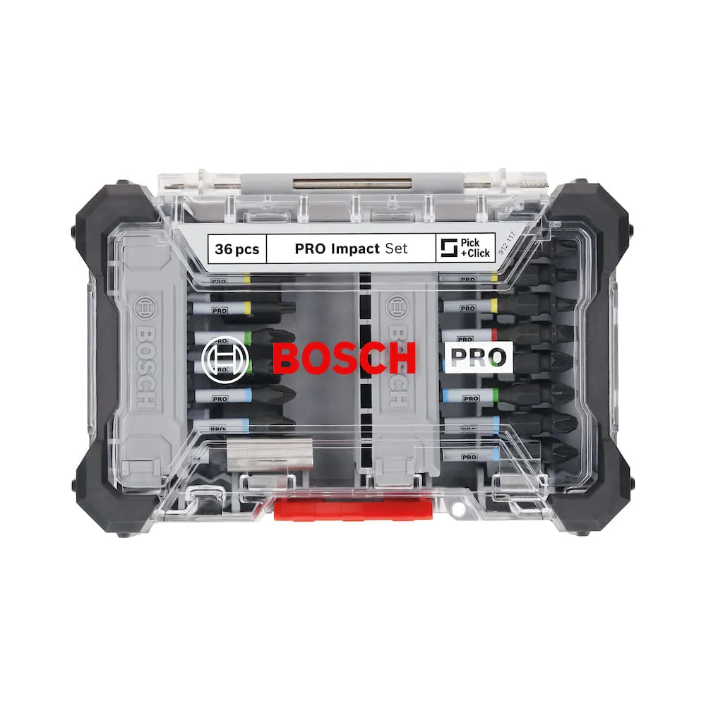 Kit bits e soquetes Bosch PRO Impact 36un